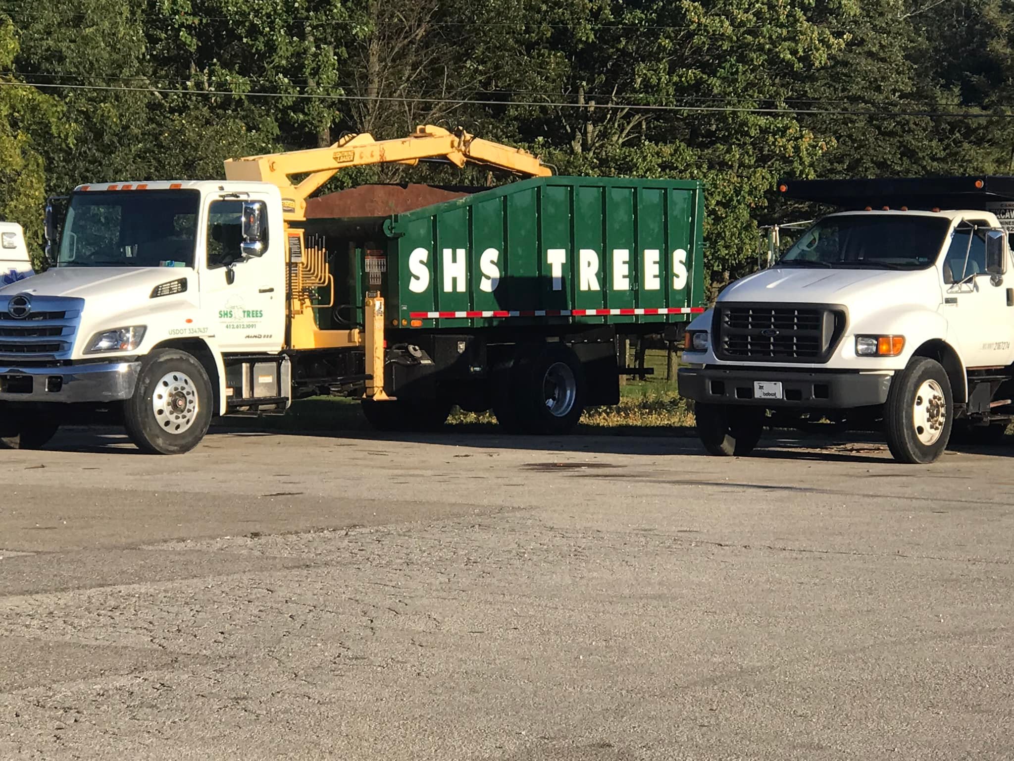 SHS Trees fleet - dump truck and equipment